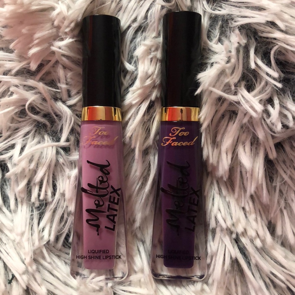 Too faced melted latex lipsticks💜